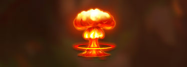 Lanza la bomba nuclear